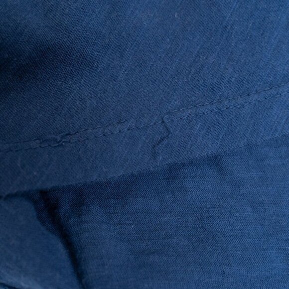 Anthropologie Velvet Graham & Spencer Gussie Side Tie Dress Blue - Picture 13 of 14